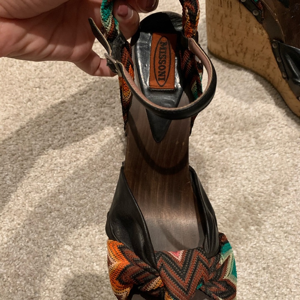 Missoni platform wedges - Picture 2 of 5